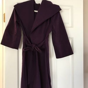 Amazing jacket/topper with tie and hood